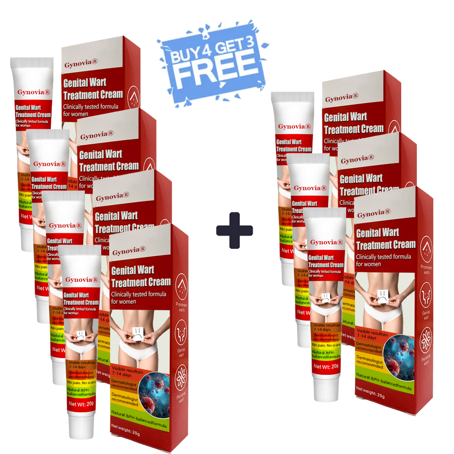 Gynovia®: Wart-Free in 14 Days. Made for Women.Confidential Delivery