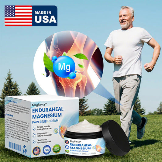 MagRevia™ EnduraHeal Magnesium Pain Relief Cream (Treats Arthritis, Neuropathy, Rheumatism, Sports Injuries & More)