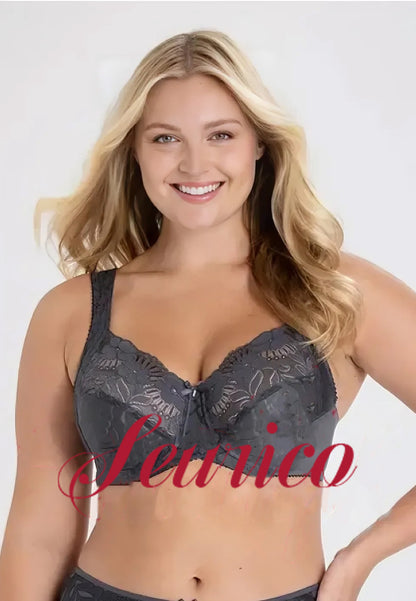 Seurico - 3 Stk🥇Damen-Jacquard-BH mit Frontverschluss