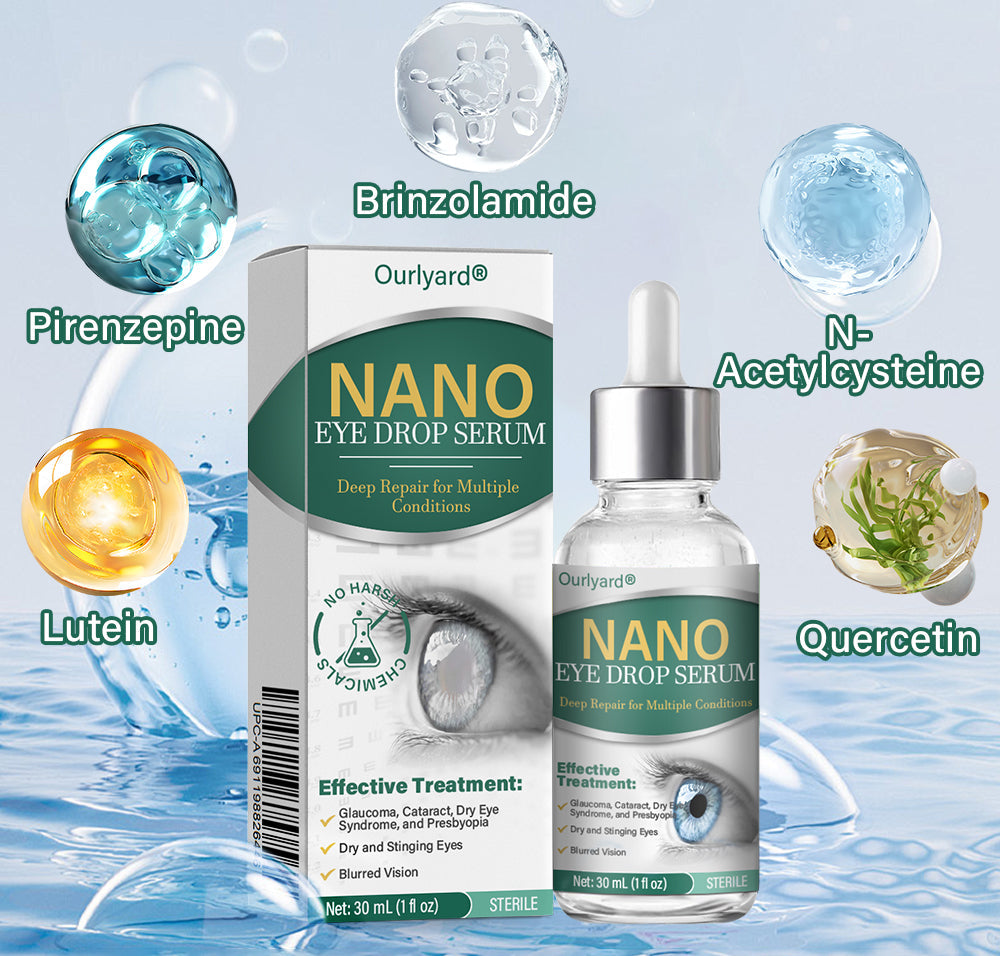 👩‍⚕️Ourlyard® Nano Eye Drops Serum ✅FDA Approved(Suitable for presbyopia, dry eye syndrome, glaucoma, and cataracts) ☘️☘️
