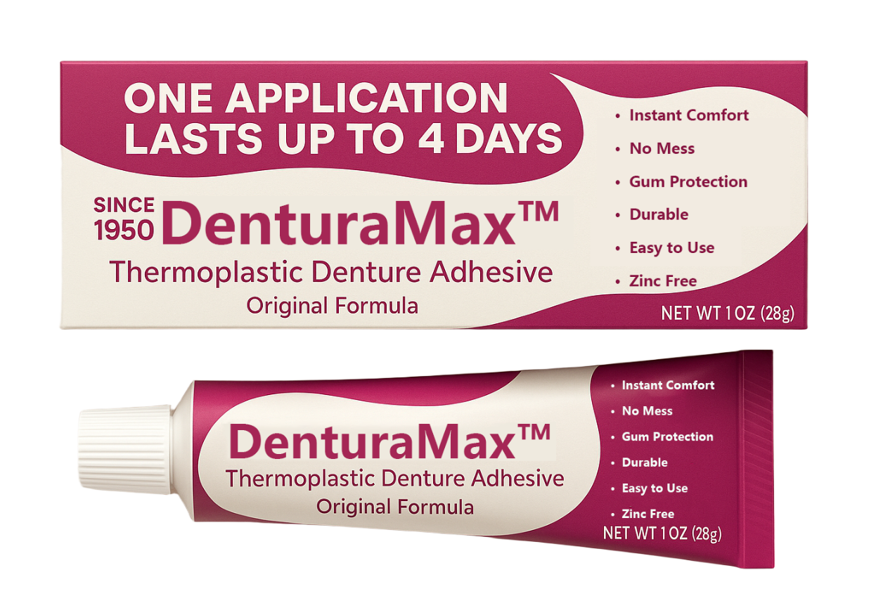 ⏰[Official Brand Store  ] 🦷 DenturaMax™ Thermoplastic Denture Adhesive  👨‍⚕️