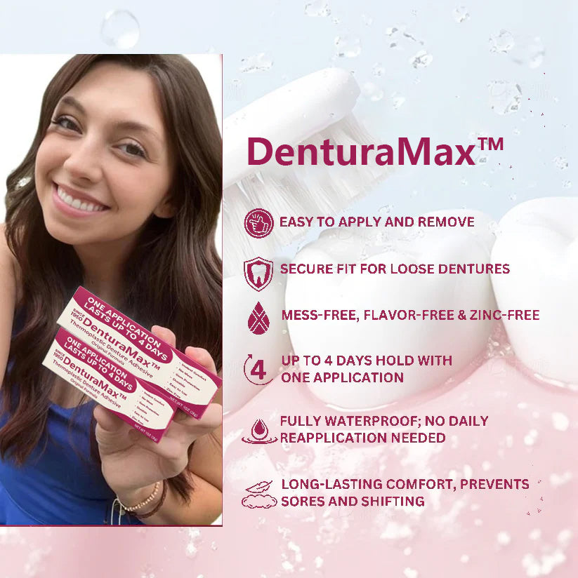 ⏰[Official Brand Store  ] 🦷 DenturaMax™ Thermoplastic Denture Adhesive  👨‍⚕️