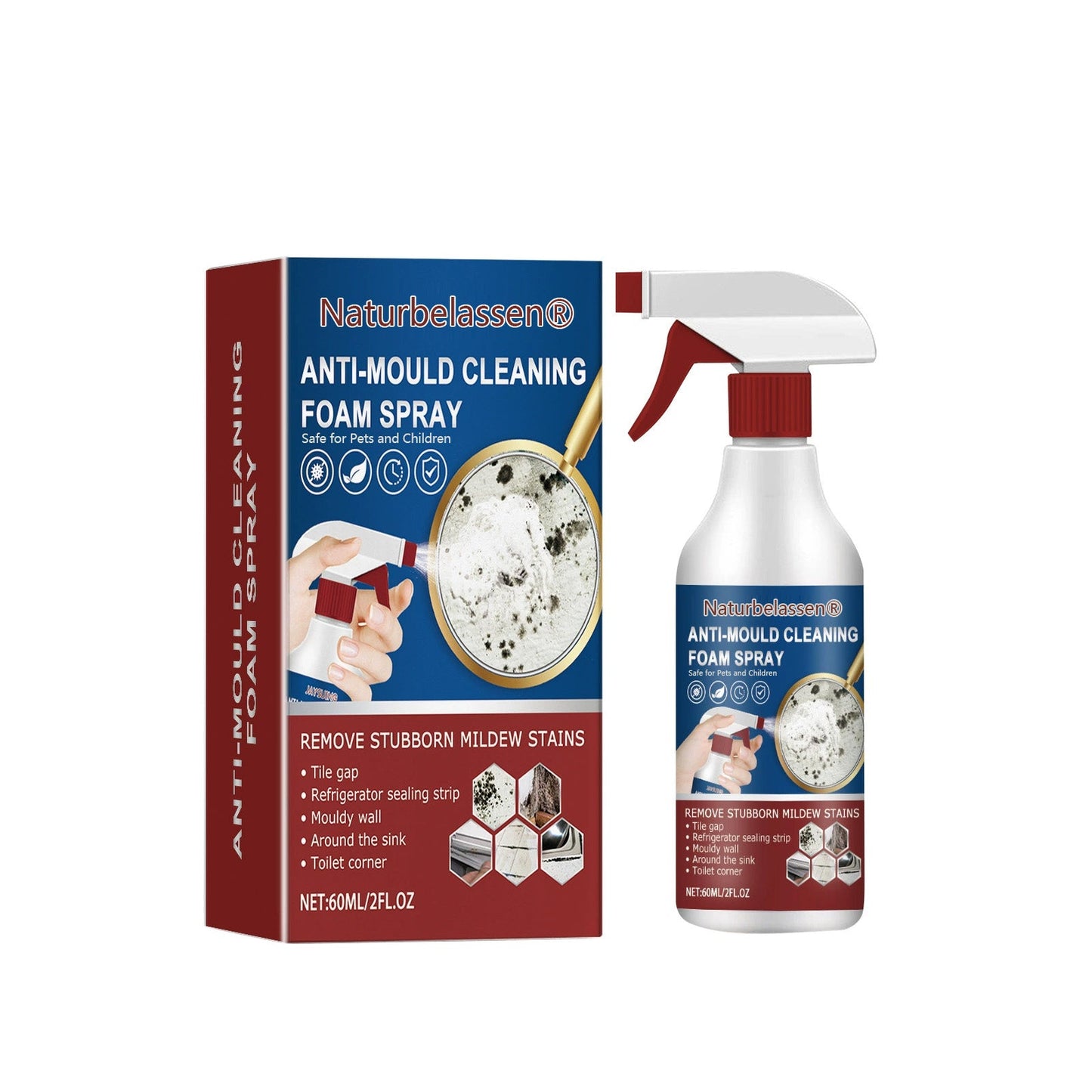 🌟Magic anti-mildew magic!🌟Anti-Mould Cleaning Foam Spray