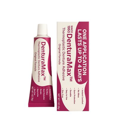 ⏰[Official Brand Store  ] 🦷 DenturaMax™ Thermoplastic Denture Adhesive  👨‍⚕️ Dentist Recommended | Perfect for Loose Dentures, Gum Irritation, and Long-Lasting Hold