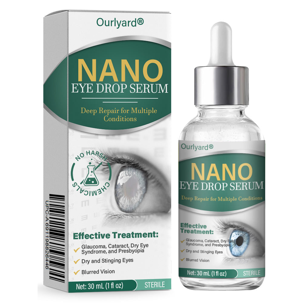 👩‍⚕️Ourlyard® Nano Eye Drops Serum ✅FDA Approved(Suitable for presbyopia, dry eye syndrome, glaucoma, and cataracts) ☘️☘️