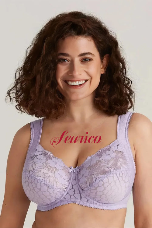 Seurico - 3 Stk🥇Damen-Jacquard-BH mit Frontverschluss