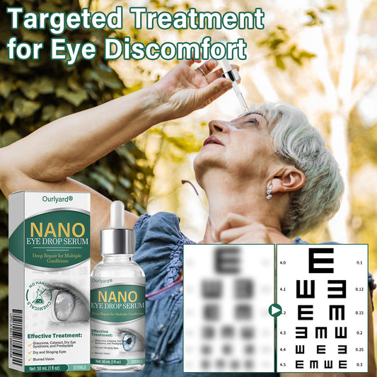 👩‍⚕️Ourlyard® Nano Eye Drops Serum ✅FDA Approved(Suitable for presbyopia, dry eye syndrome, glaucoma, and cataracts) ☘️☘️
