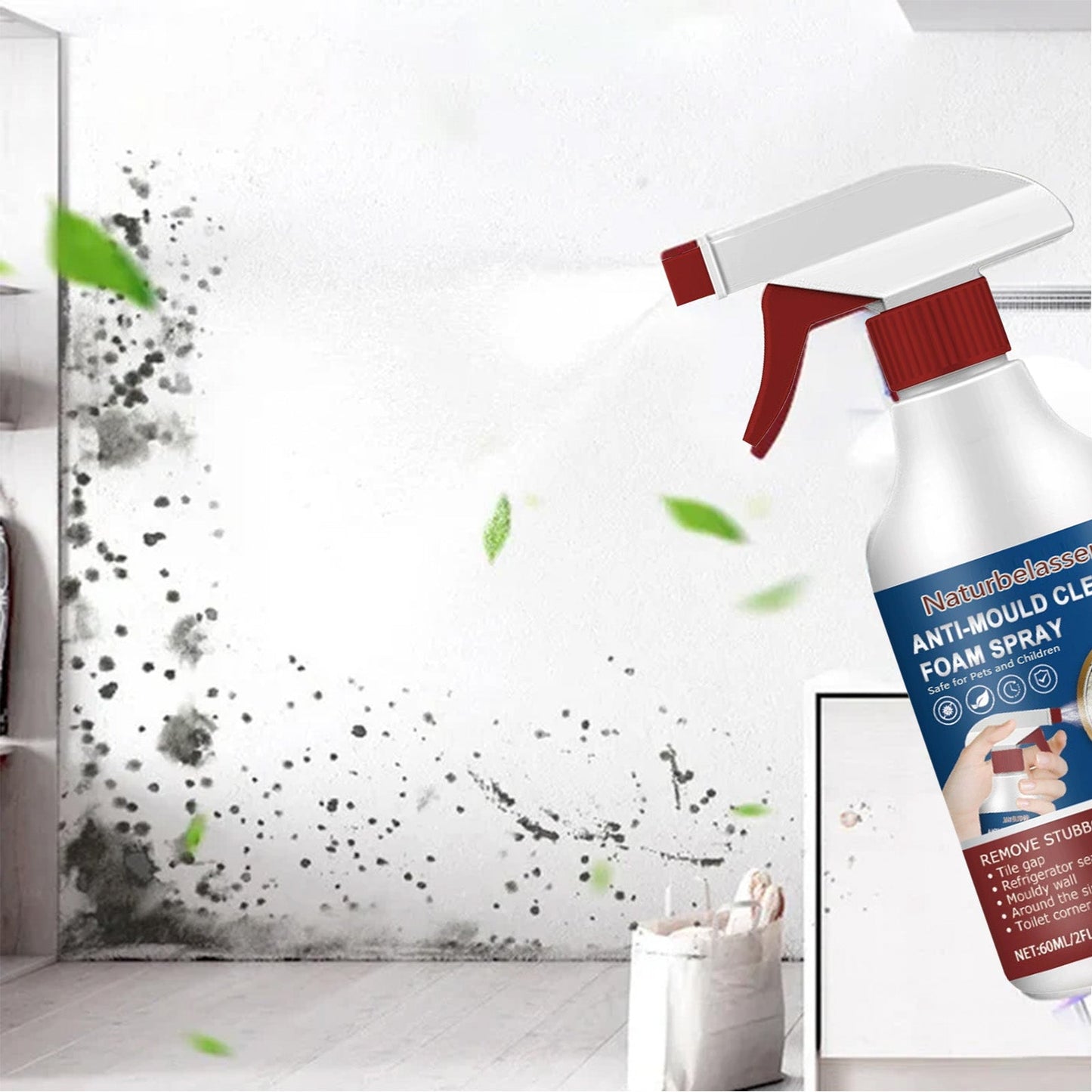 🌟Magic anti-mildew magic!🌟Anti-Mould Cleaning Foam Spray