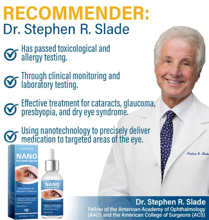 OcuVive® Nano Eye Drops Serum 👩‍⚕️ Ophthal mologists Recommended (Suitable for presbyopia, dry eye syndrome, glaucoma, cataracts and diabetic retinopathy) 🍀