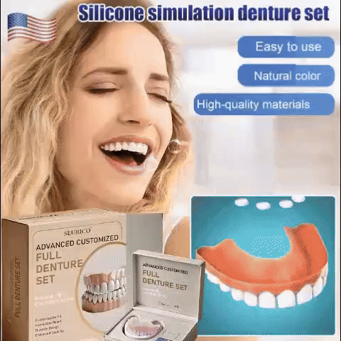 [Official Brand Store] Seurico™ Advanced Customized Full Denture Set - ⏰🔥Limited Time Only: Get 50% Off Now!
