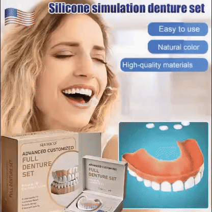 [Official Brand Store] Seurico™ Advanced Customized Full Denture Set - ⏰🔥Limited Time Only: Get 50% Off Now!