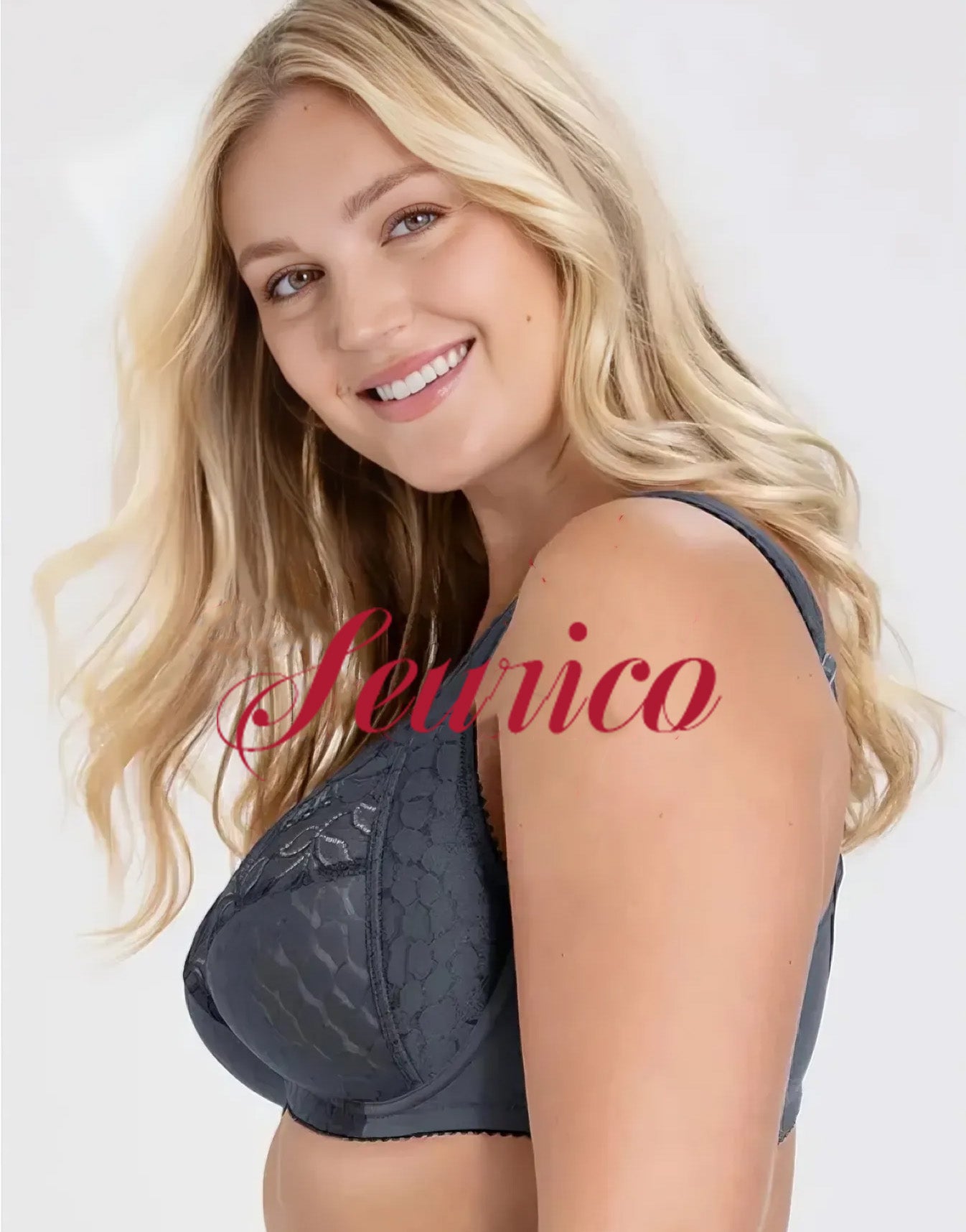 Seurico - 3 Stk🥇Damen-Jacquard-BH mit Frontverschluss