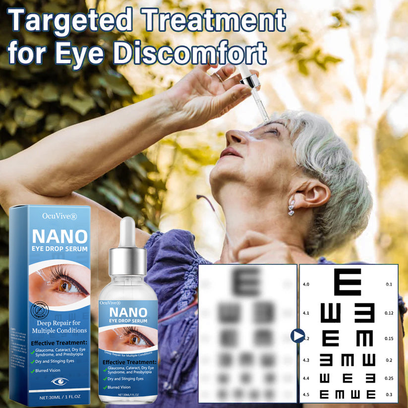 OcuVive® Nano Eye Drops Serum 👩‍⚕️ Ophthal mologists Recommended (Suitable for presbyopia, dry eye syndrome, glaucoma, cataracts and diabetic retinopathy) 🍀