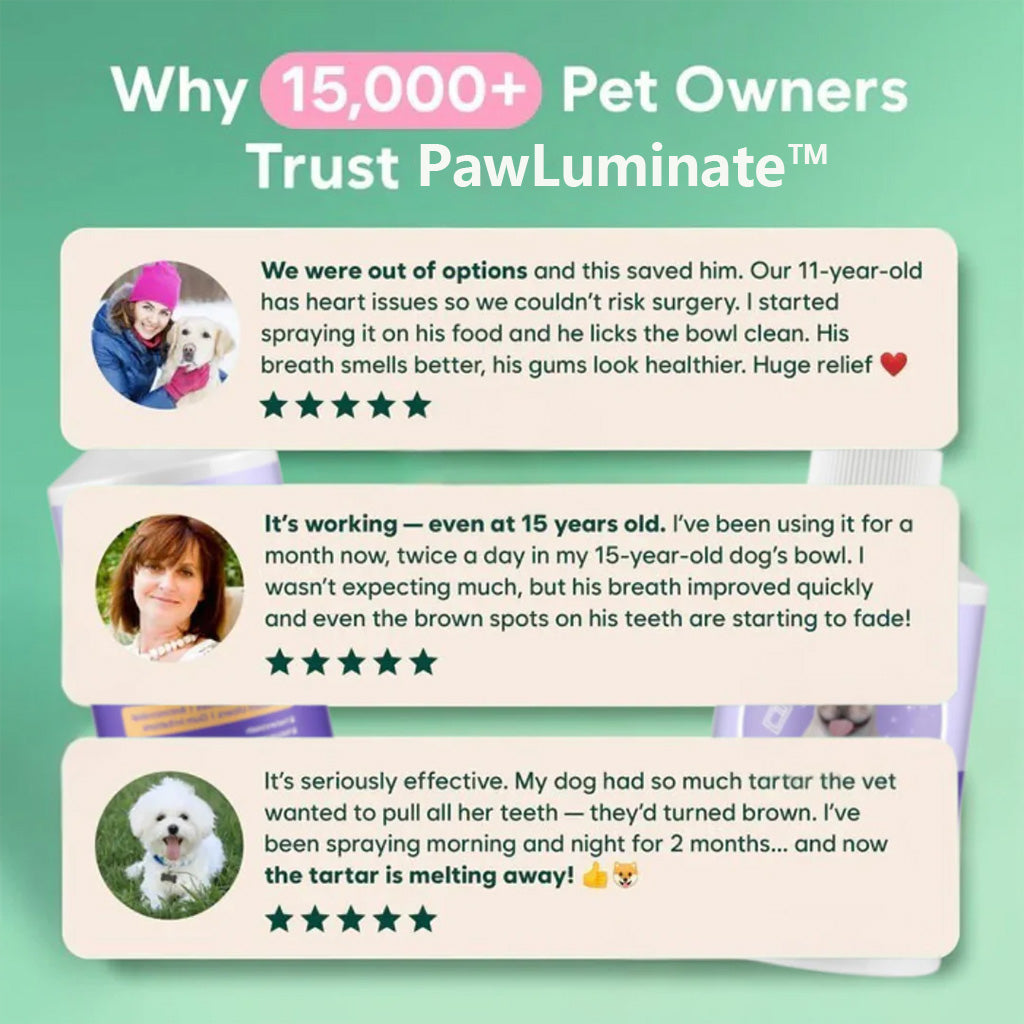 ✨ PawLuminate™ – The Vet-Trusted Way to Brighten Your Pet’s Smile