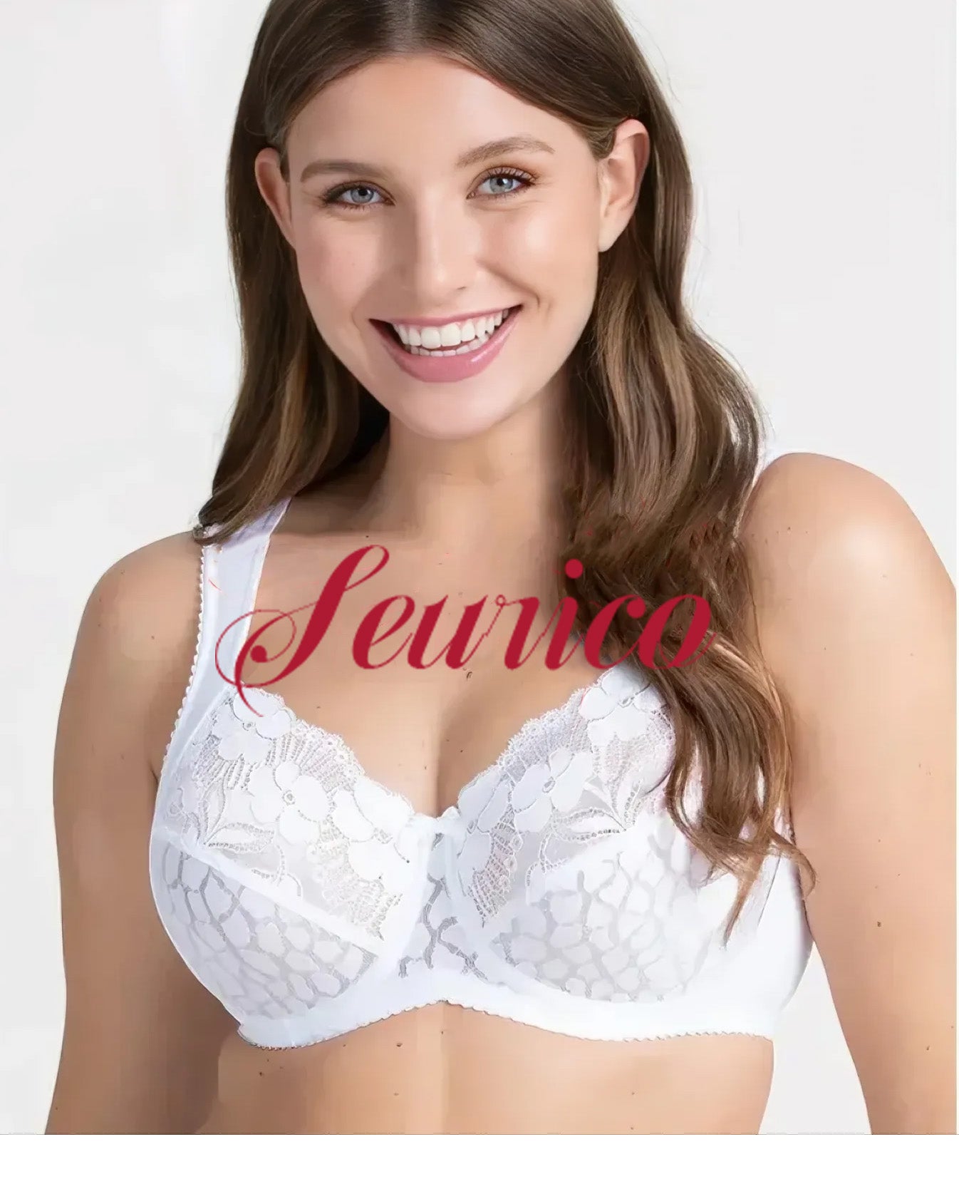 Seurico - 3 Stk🥇Damen-Jacquard-BH mit Frontverschluss