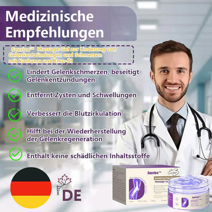 🍀💪Offizielle Verkäufe: Seurico™ Schmerzlinderndes Massage-Gel mit Kurkuma und Emu-Öl zur Linderung von artritidy👨‍⚕️ Genehmigt von der American Osteopathic Association (IOA)💥
