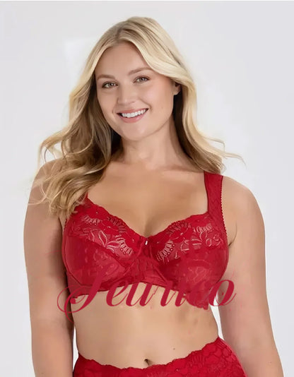 Seurico - 3 Stk🥇Damen-Jacquard-BH mit Frontverschluss