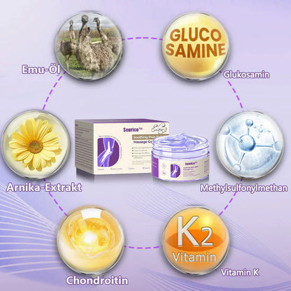 🍀💪Offizielle Verkäufe: Seurico™ Schmerzlinderndes Massage-Gel mit Kurkuma und Emu-Öl zur Linderung von artritidy👨‍⚕️ Genehmigt von der American Osteopathic Association (IOA)💥
