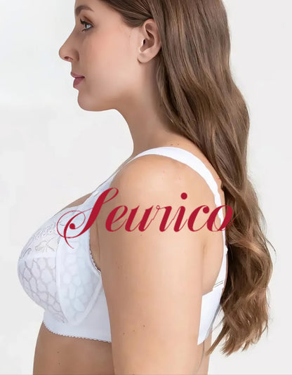 Seurico - 3 Stk🥇Damen-Jacquard-BH mit Frontverschluss