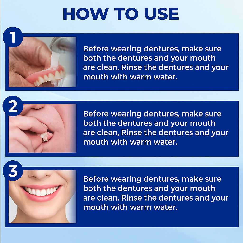 [Official Brand Store] Seurico™ Advanced Customized Full Denture Set - ⏰🔥Limited Time Only: Get 50% Off Now!