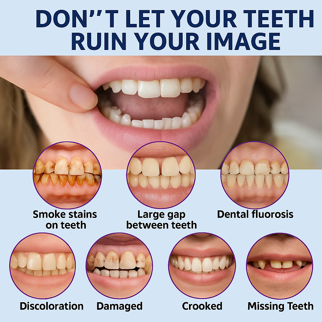 [Official Brand Store] Seurico™ Advanced Customized Full Denture Set - ⏰🔥Limited Time Only: Get 50% Off Now!