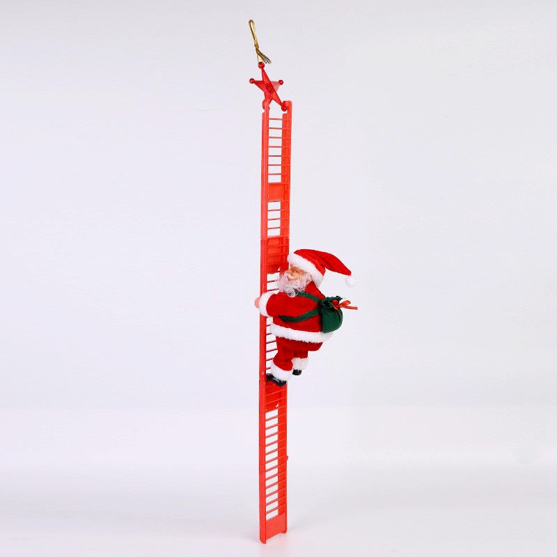 One Climbing Ladder Santa Claus Doll（Red ladder）🎄