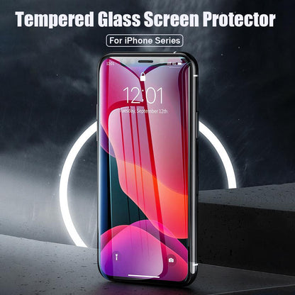 Gradient MagSafe Shockproof Glass Case For iPhone